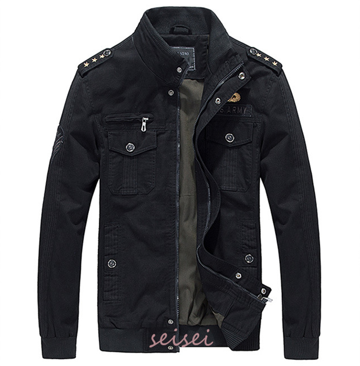 ミリタリージャケット メンズ 春秋 ブルゾン ジャケット ジャンパー