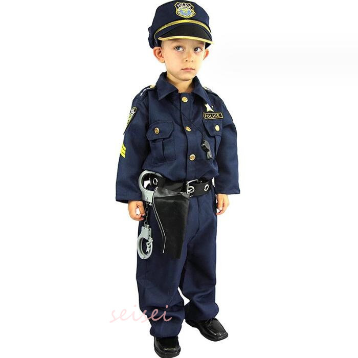 ハロウィン衣装 コスプレ 仮装 子供 男の子 ポリス 警官 コスチューム