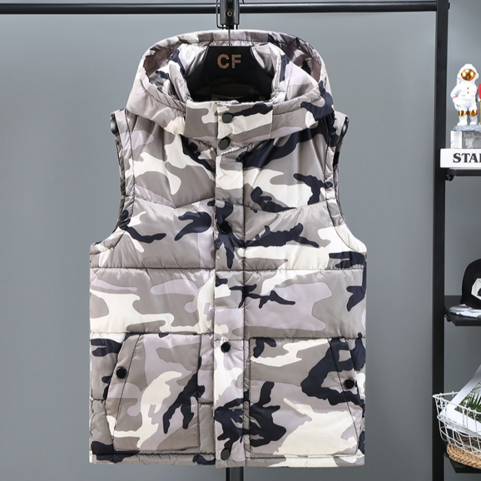 ダウンベスト メンズ 秋冬 男女兼用べスト フード付き キルティング