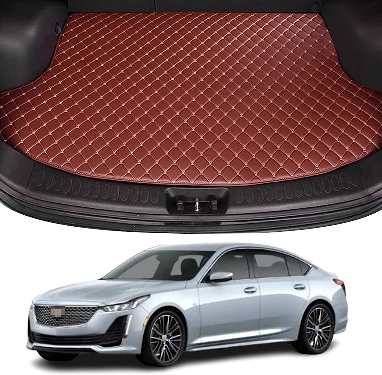 キャデラック CT5 セダン 2020-2022」専用トランクマット 3D