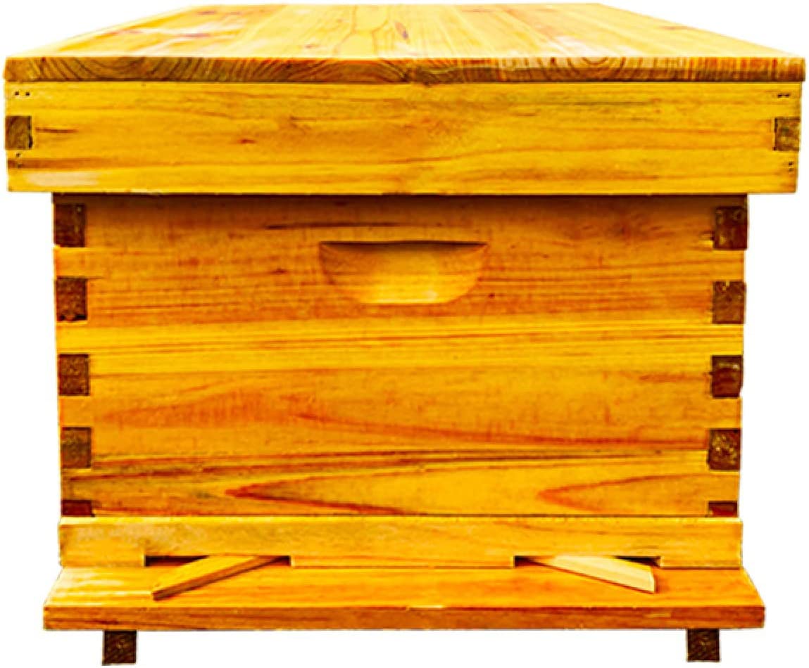 ミツバチ 巣箱 みつばちの 養蜂箱 ミツバチに適した6フレームの完全な巣箱キット(55*45*34cm)｜xixi68｜02