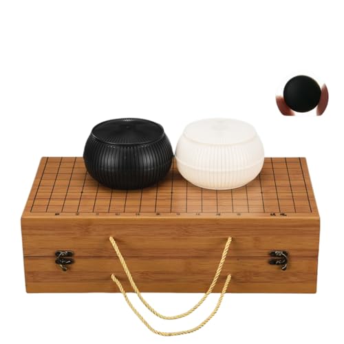 囲碁 セット 折りたたみ スペア碁石付き 47×44cm 収納便利 初心者用