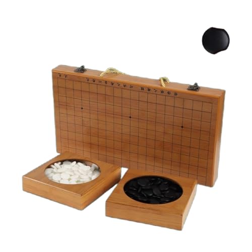 囲碁 セット 折りたたみ スペア碁石付き 47×44cm 収納便利 初心者用