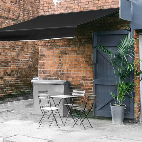 オーニングテント 2m ひさし 屋根 後付けオーニング 手動伸縮自在日よ