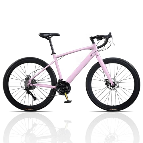 自転車 ロードバイク 700c 700×28c 24段変速MTB 高炭素鋼フレーム 前後