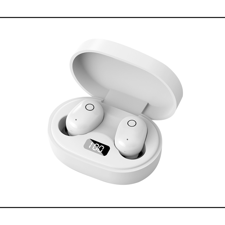 ワイヤレスイヤホン Bluetooth5.1 ブルートゥース イヤホン 電池残量表示 高音質 音量調整 小型軽量 Siri対応  iphone Android 通話 自動ペアリング 左右分離型｜xjazxin｜03