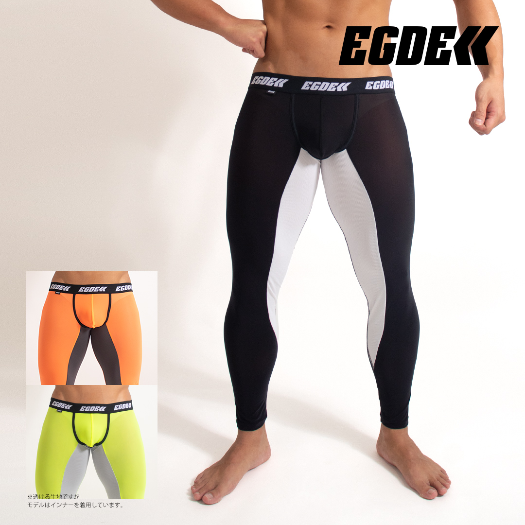大人気!EGDE≪ REGION SEETHRU スーパーローライズ レギンス　3447