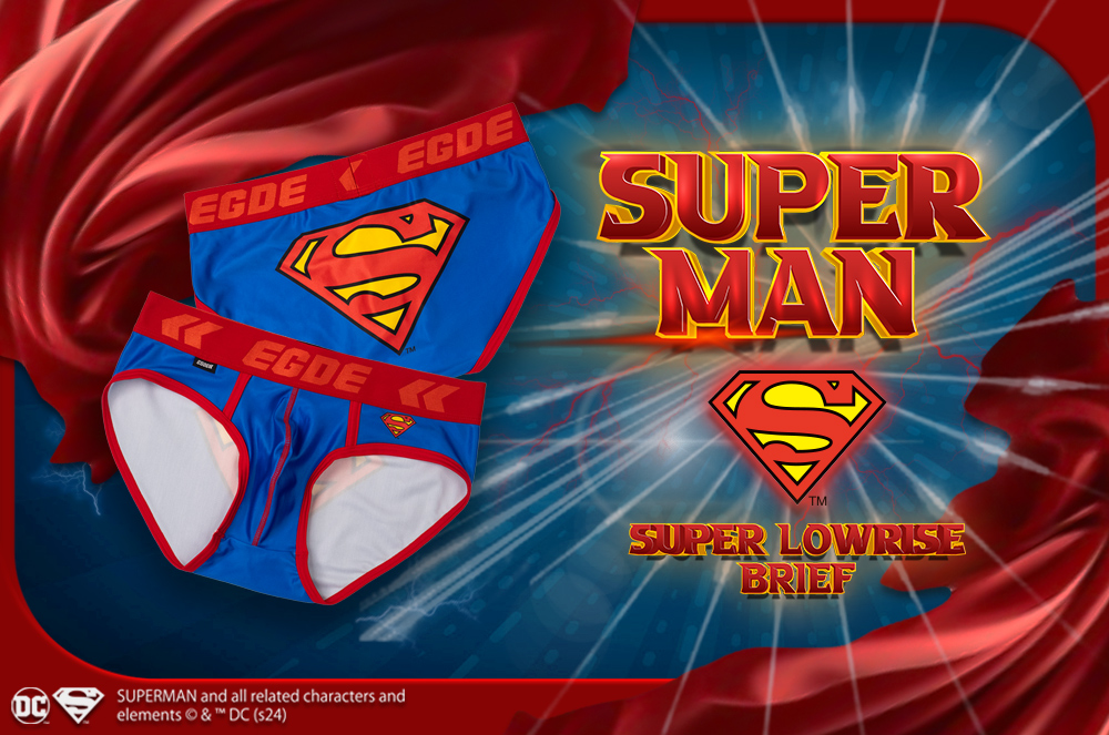 【3535】EGDE≪ SUPERMAN x BATMAN スーパーローライズ ビキニブリーフ｜xlove0091｜08