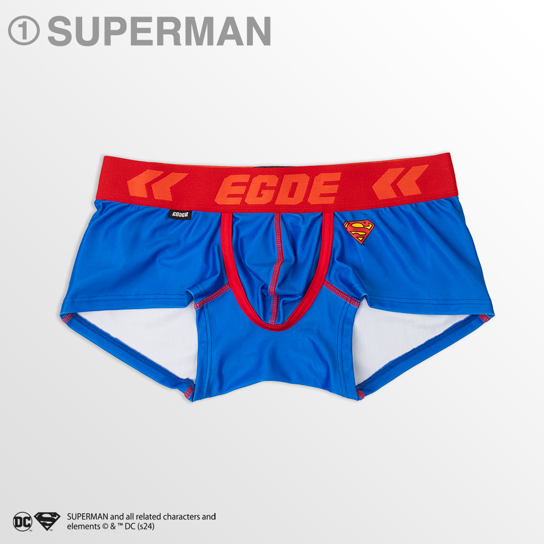 【3533】EGDE≪ SUPERMAN x BATMAN スーパーローライズ ショートボクサーパンツ