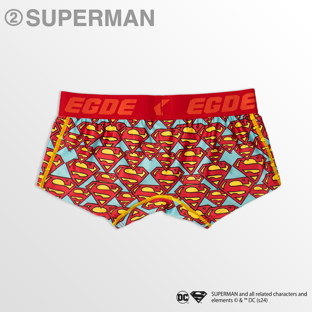 EGDE≪ SUPERMAN x BATMAN スーパーローライズ ショートボクサーパンツ