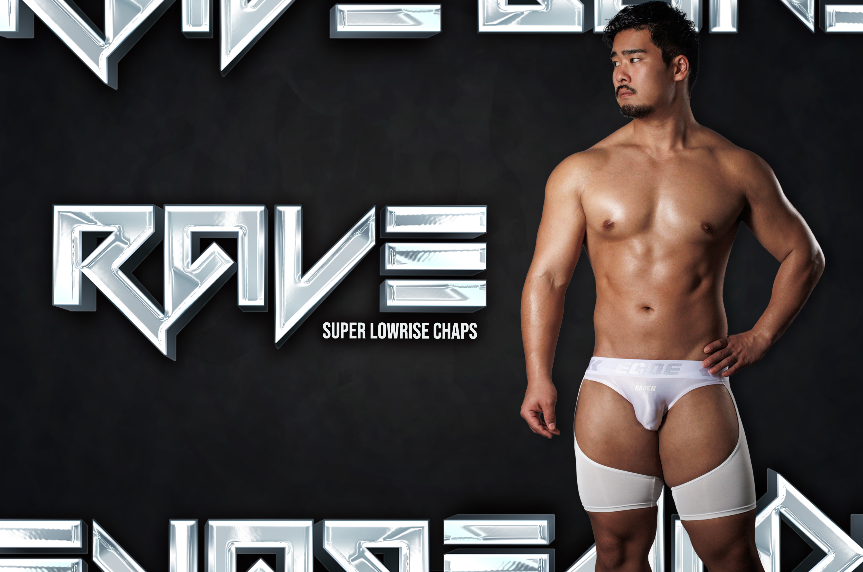 EGDE【上下セット！色生地】RAVE ハーネス & ビキニ ブリーフ/GMW EGDE【上下セット！色生地】RAVE ハーネス & ビキニ ブリーフ