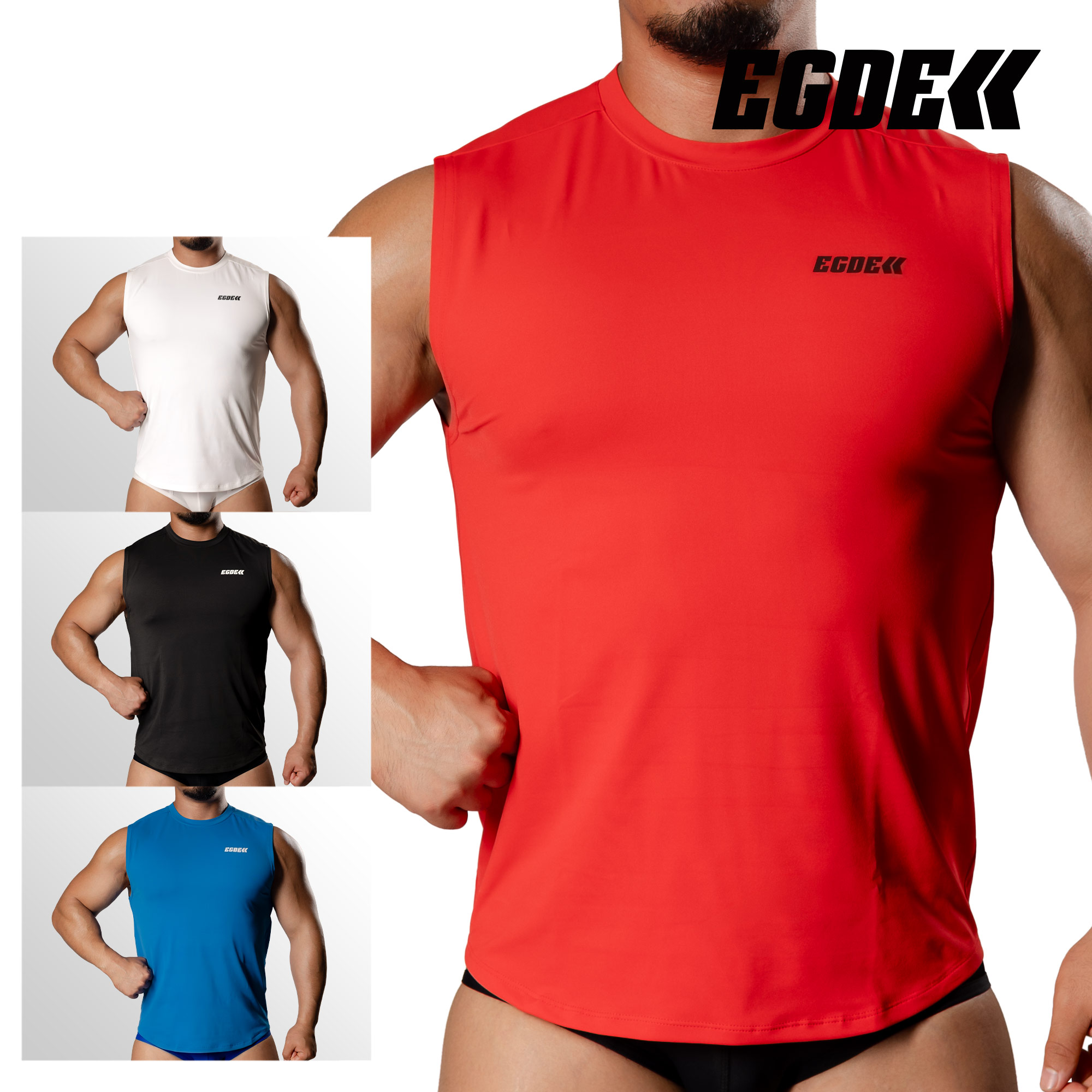 �y4050�zEGDE LOGO sleeveless tank top