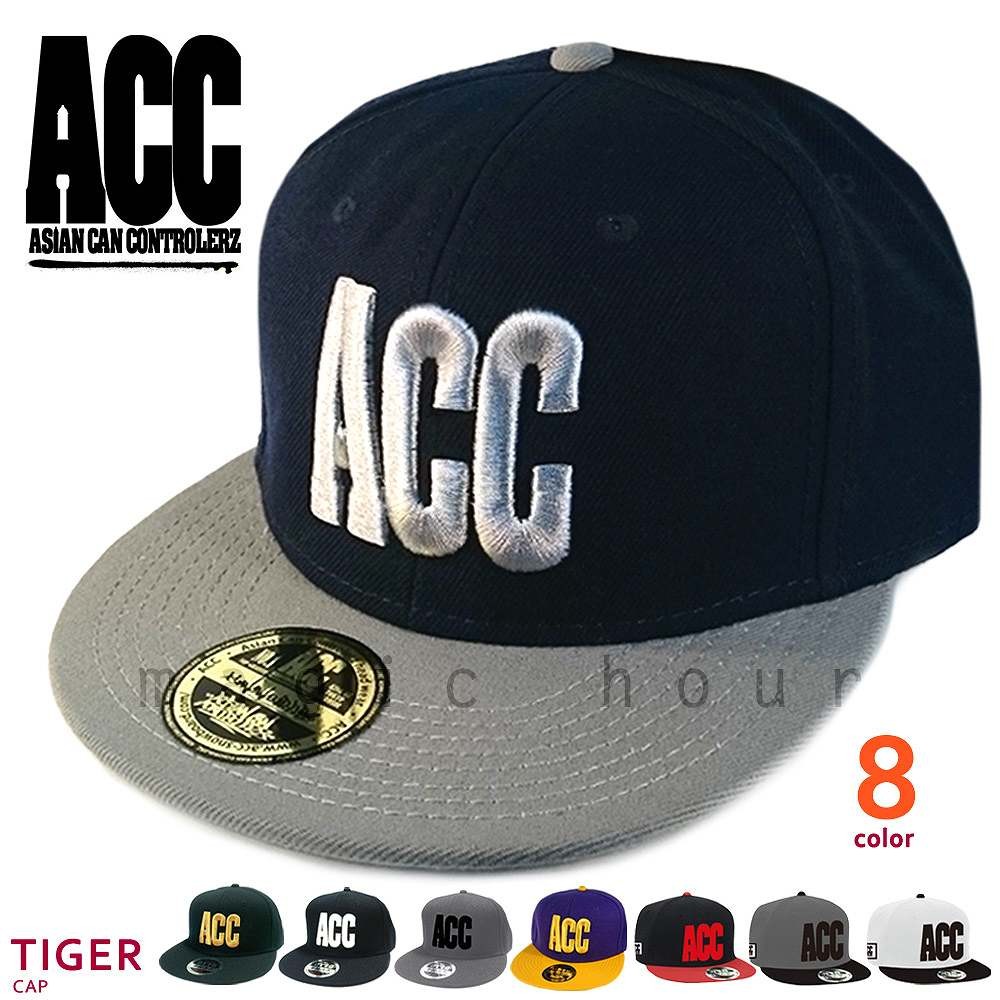 帽子 フラット キャップ メンズ レディース スノボ ブランド 3Dロゴ ベースボールキャップ ACC エーシーシー スノーボード スナップバック  アメカジ 無地 TIGER :ACC-CAP-TIGER:マジック・アワー 通販 