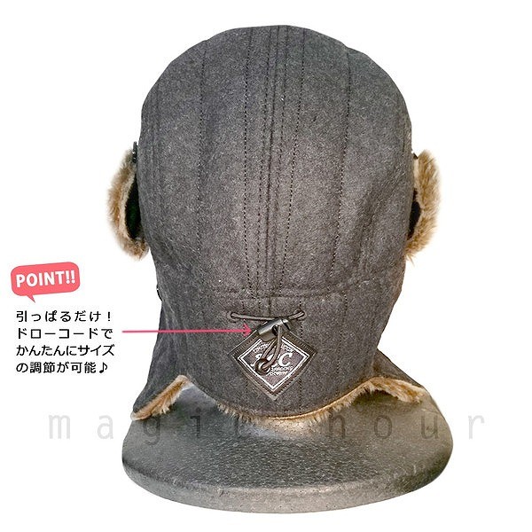 ACC パイロットキャップ メンズ レディース スノーボード 帽子 ACC パイロットキャップ メンズ レディース スノーボード 帽子