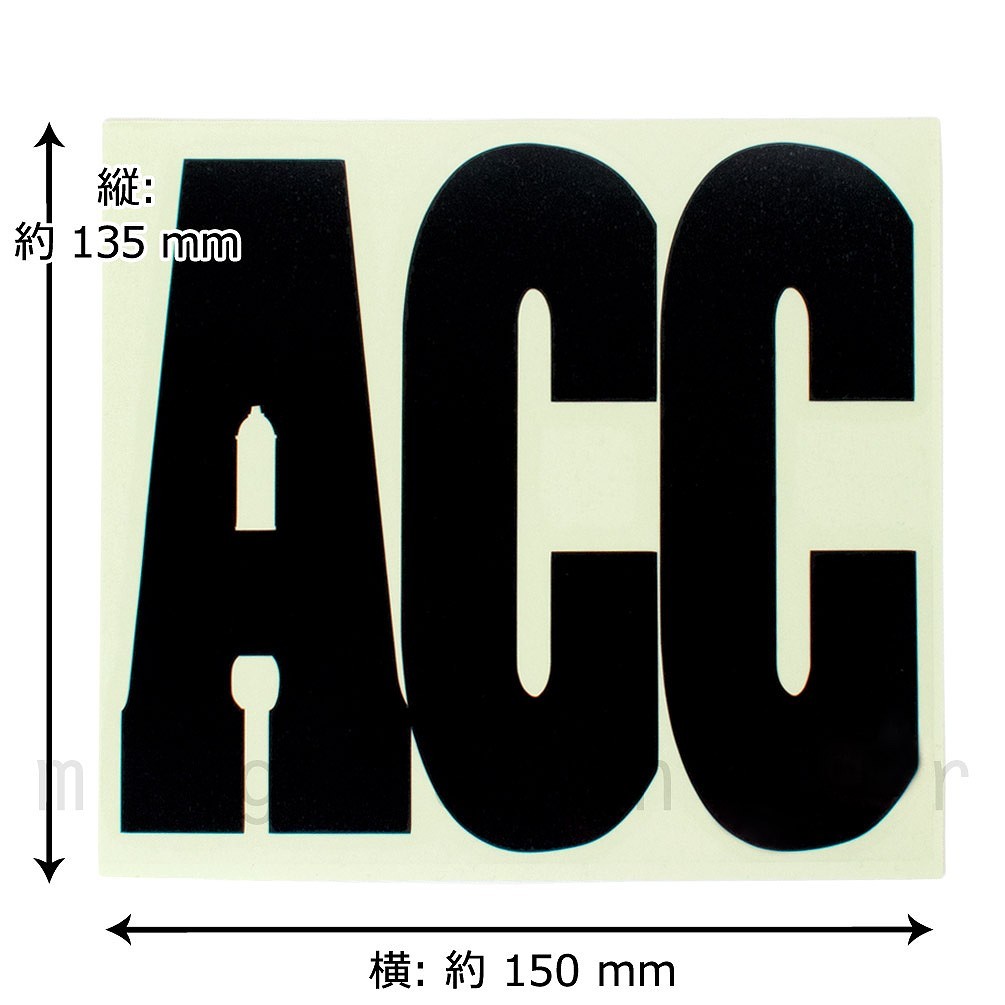 送料無料 Acc エーシーシー カッティング ステッカー ブランド おしゃれ かっこいい ロゴ Acc Sticker Cutting Buyee Buyee 일본 통신 판매 상품 옥션의 대리 입찰 대리 구매 서비스