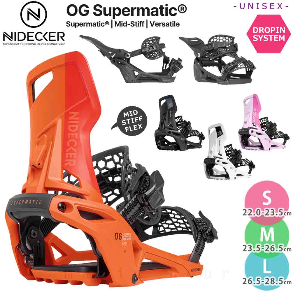 NIDECKER（ナイデッカー） 予約商品 スノーボード ビンディング