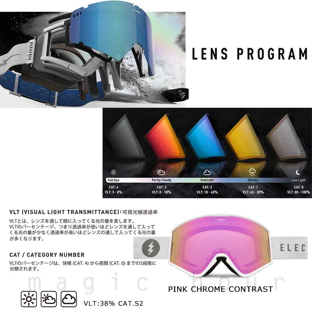 ELECTRIC（エレクトリック） スノーボード スノボー ブランド ゴーグル