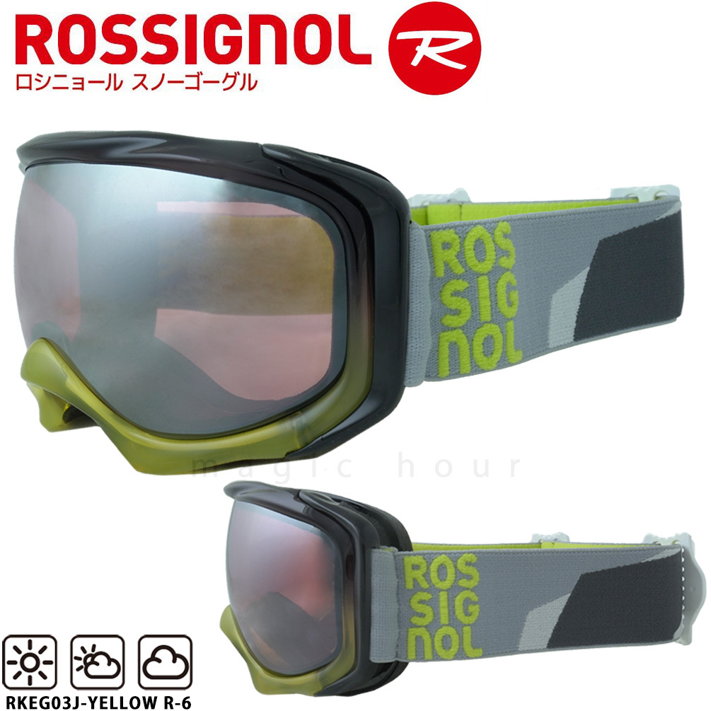 単品価格新品 Rossignol ロシニョール スキーゴーグル スペアレンズ付き スキー