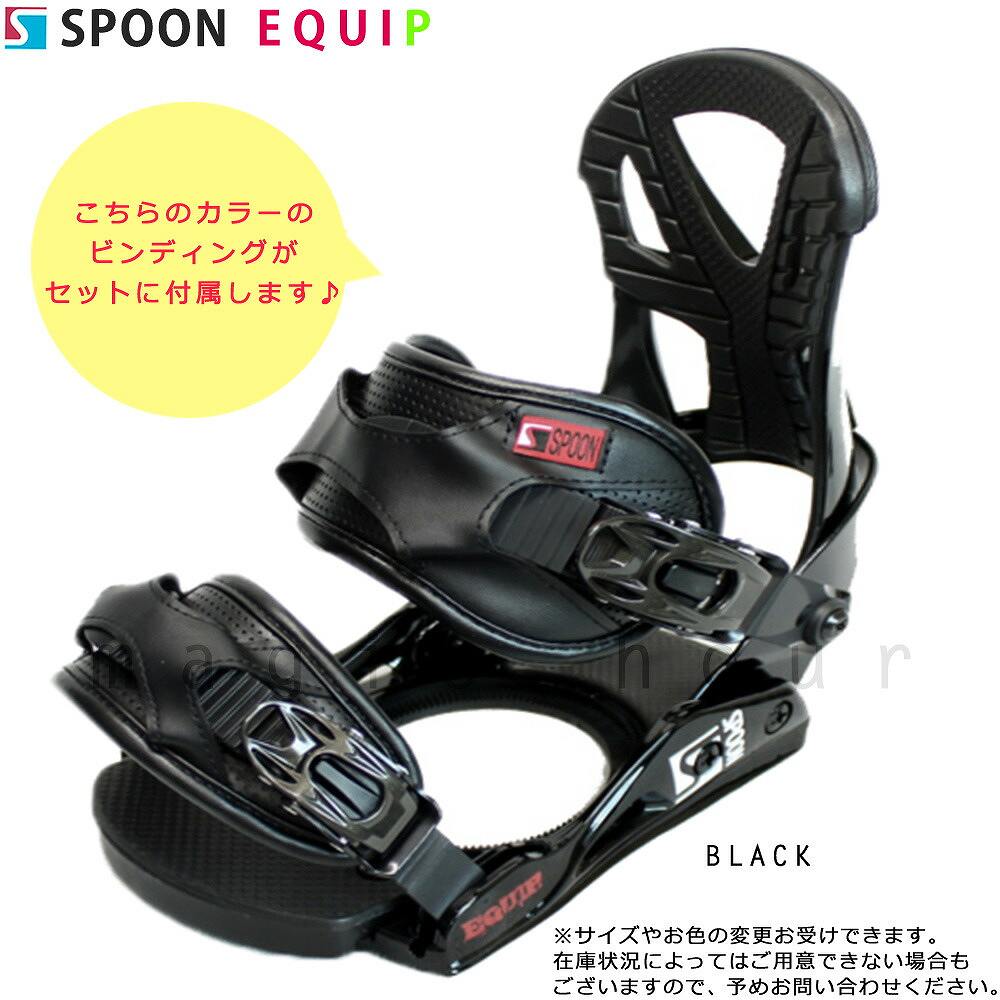 Spoon Destiny スノーボード バインディング付き SPOON（スノーボード） スノーボード 板 メンズ レディース 2点