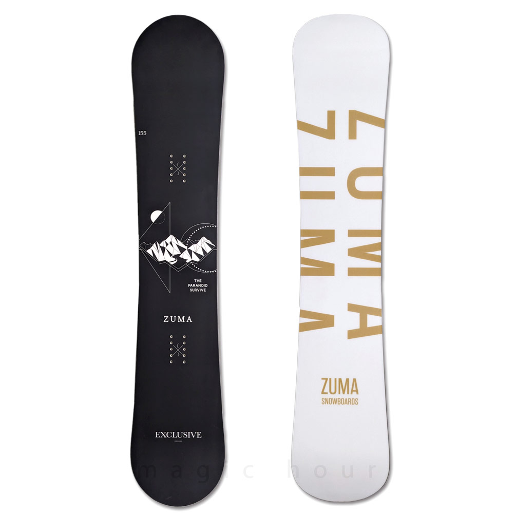 スノーボード 板 メンズ 単品 ZUMA ツマ EXCLUSIVE スノボー 初心者