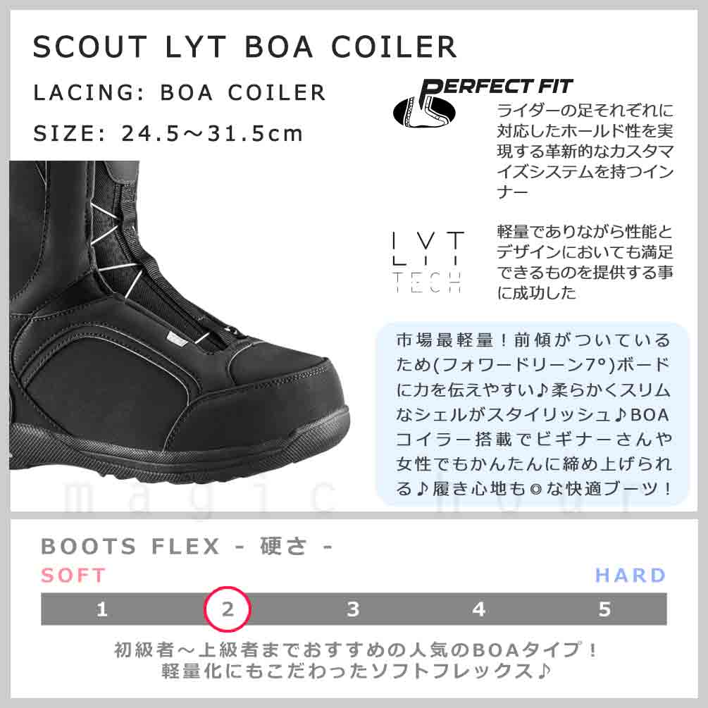 スノーボード ブーツ BOA メンズ HEAD ヘッド SCOUT LYT BOA COILER