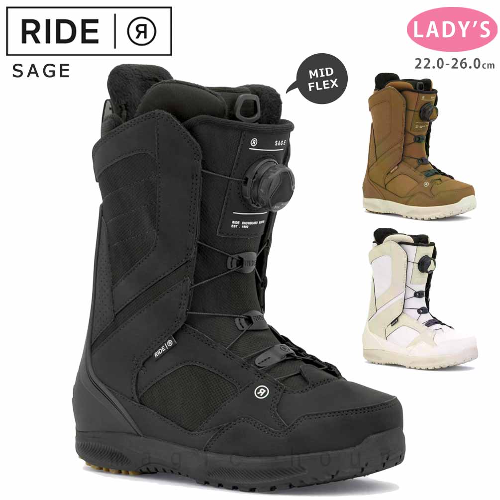 新品未使用品‼️RIDE SAGE25-26レディース BOAスノボブーツ24cm tr-rdbot-26sage.jpg
