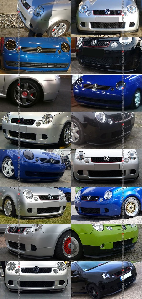 フォルクスワーゲン (VW) ルポ 1998-2006 フロントリップスポイラー