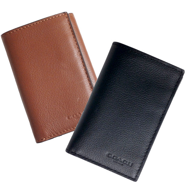 COACH（コーチ） 送料無料 財布 メンズ スポーツ カーフ レザー トライ