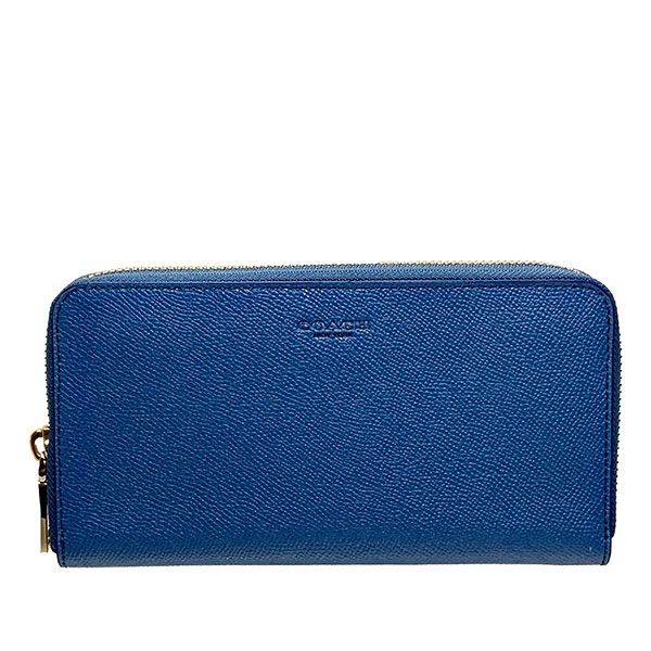 【非売品レア】COACHコーチ★アコーディオンカードケース★青ブルー★レザー 非売品レア】COACHコーチ☆アコーディオンカードケース☆青