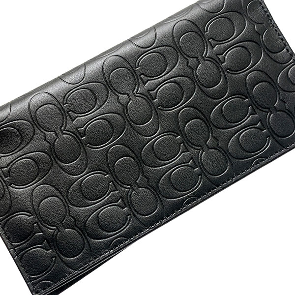COACH（コーチ） 送料無料 財布 メンズ 長財布 シグネチャー レザー