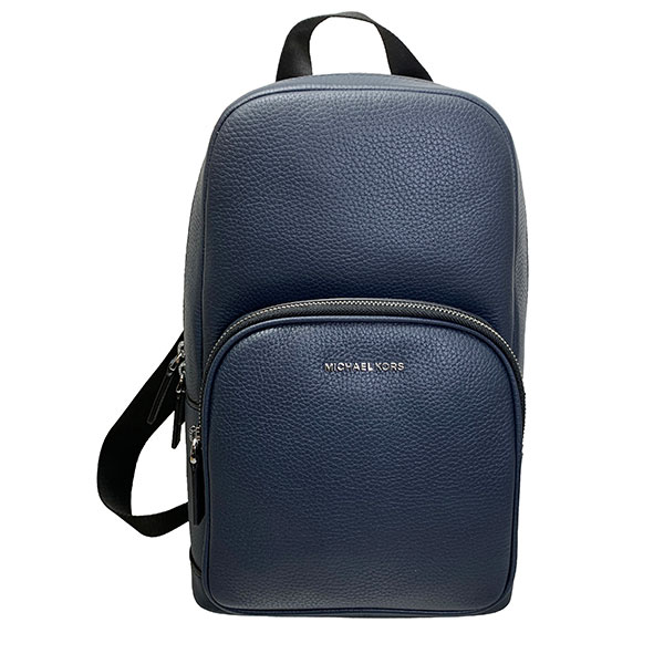 マイケルコース バッグ メンズ MICHAEL KORS ショルダーバッグ レザー クーパー コミューター スリングパック 37S1LCOY1L  NAVY ネイビー