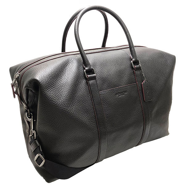 【美品】COACH レザー キャンバス 2way ボストン ビジネスバッグ COACH（コーチ） 送料無料 F75715 バッグ メンズ COACH 2WAY ボストン