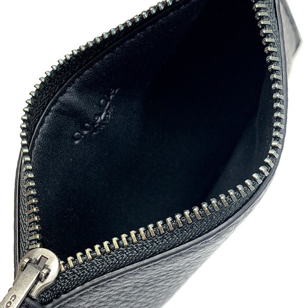 COACH（コーチ） 送料無料 C4280 カードケース メンズ ペブルド レザー