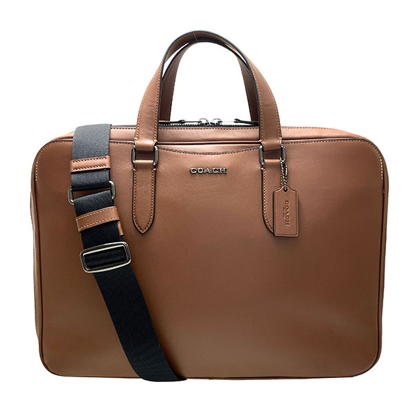 超美品 COACH グラハム C8170 ビジネスバッグ ブリーフケース 黒 COACH（コーチ） 送料無料 バッグ メンズ ビジネスバッグ レザー