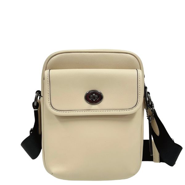 COACH（コーチ） バッグ メンズ ショルダーバッグ レザー ターンロック