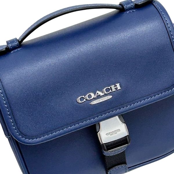 COACH◆コーチ　ショルダーバッグ 　ボディバック　F89910 紺 袋付 COACH（コーチ） 国内発送 ショルダーバッグ バッグ メンズ バッグ