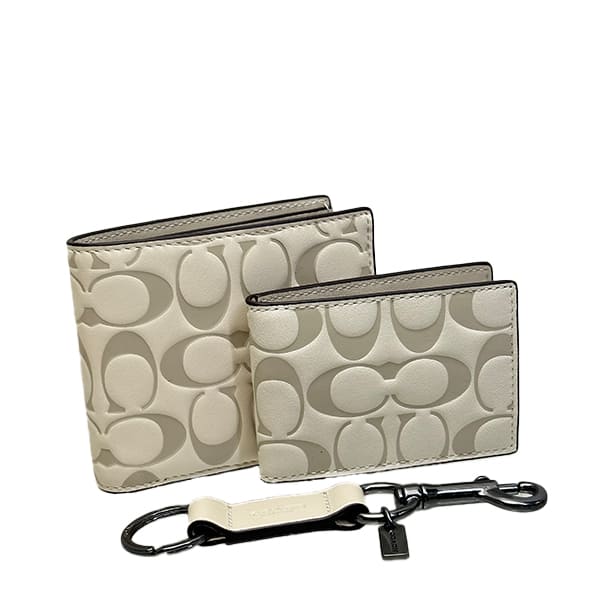 COACH 3つ折り財布 シグネチャー COACH（コーチ） 財布 メンズ 折り財布 シグネチャー 3in1 ウォレット