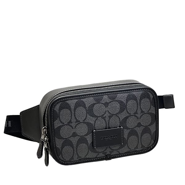 コーチ CM106 シグネチャー キャンバス ワイアット ベルト バッグ COACH コーチ バッグ メンズ ボディバッグ シグネチャー
