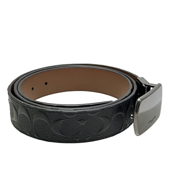 COACH コーチ ベルト メンズ レザー 38MM プラーク バックル