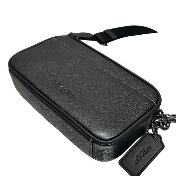 〈お値下げ！〉美品！COACH ブラック バックパック エンボス加工 cr179_qbbk_4.jpg