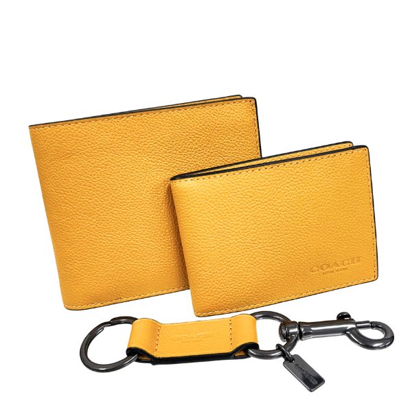 COACH（コーチ） 財布 メンズ 折り財布 レザー 3in1 ウォレット