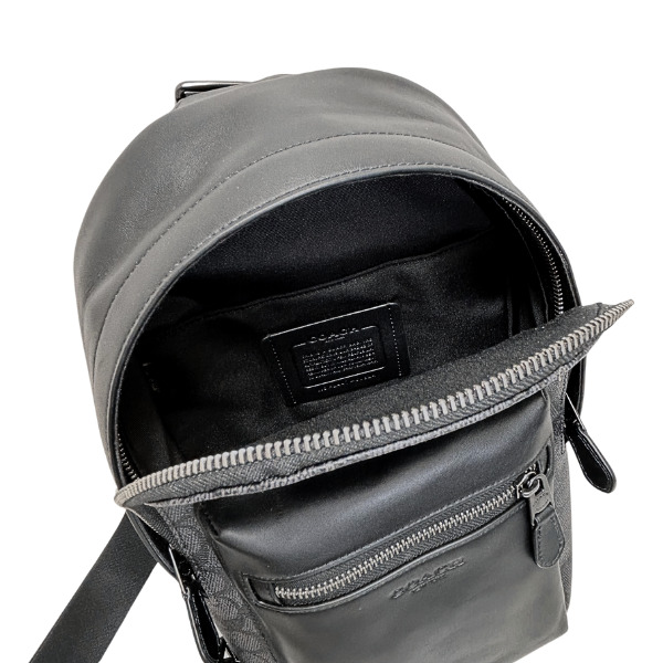 【極美品】COACH メンズ ショルダーバッグ バイクバッグ COACH（コーチ）の「リーグ バイク バッグ（ショルダーバッグ