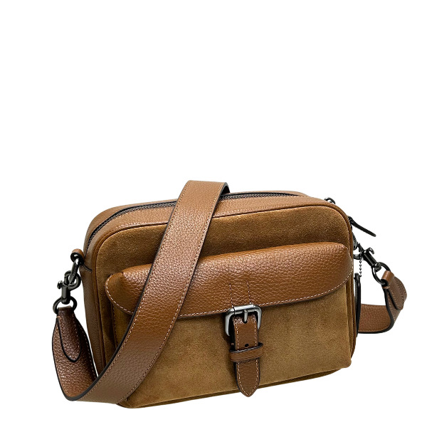 COACH コーチ クリオ ショルダーバッグ グレー レザー スウェード cw221_qbxak_1.jpg