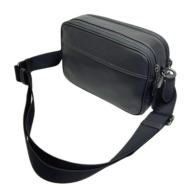 COACH コーチ バッグ メンズ ショルダーバッグ スムース レザー