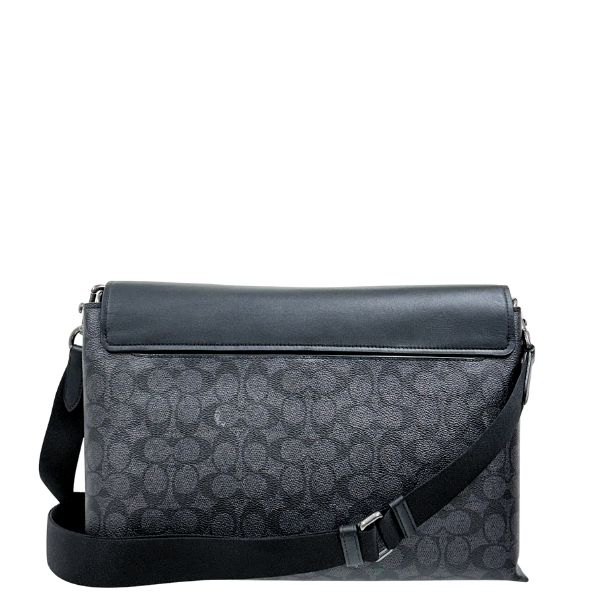 美品　コーチ　ショルダーバッグ　メッセンジャーバッグ　シグネチャー　PVC COACH（コーチ） ショルダーバッグ バッグ メンズ バッグ シグネチャー