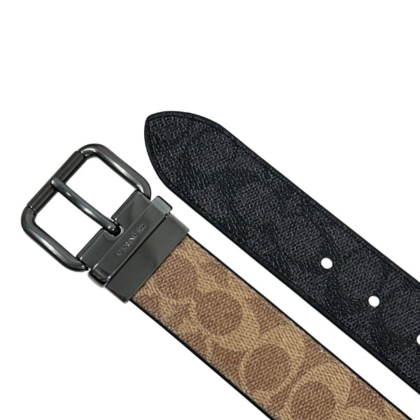COACH（コーチ） ベルト メンズ 小物 38MM シグネチャー ローラー