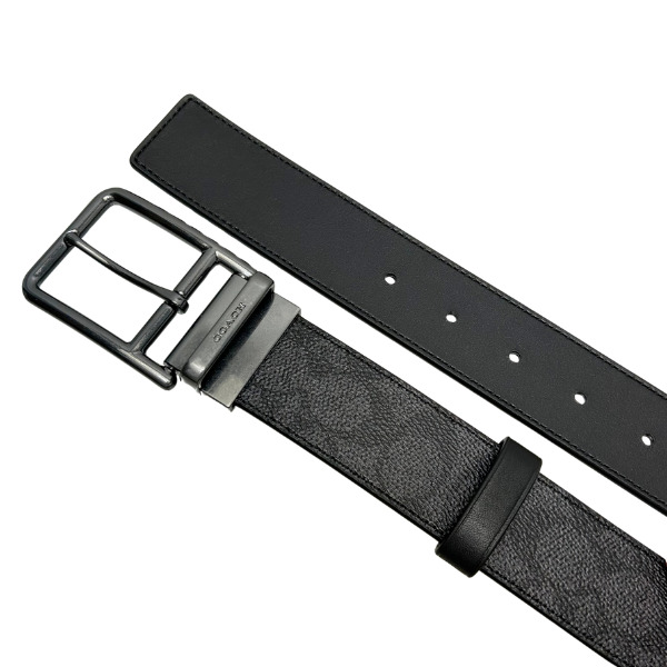 COACH（コーチ） ベルト メンズ シグネチャー 38MM ダブルバー