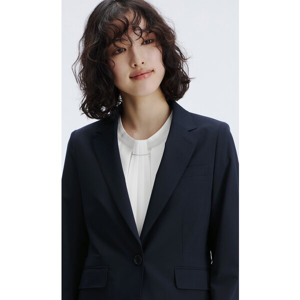 洋服の青山】超ストレッチ 美シルエット ジャケット レディース 夏