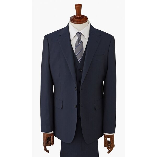【美品】フルオーダー スリーピーススーツ（ジャケット・ベスト・パンツ） AOYAMA 【洋服の青山】スリーピース ベスト付き スーツ メンズ スリム