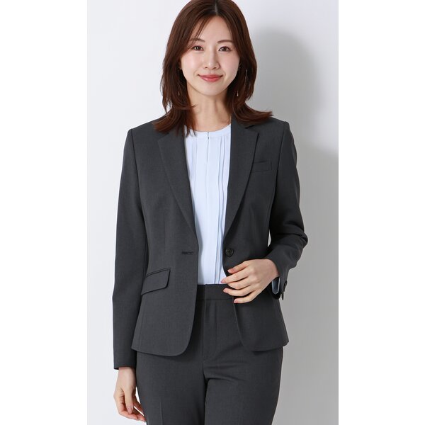 AOYAMA 【洋服の青山】美シルエット テーラードジャケット レディース
